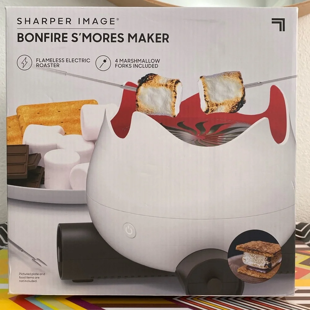 Sharper Image Red and White S'mores Maker - Picture 1 of 5